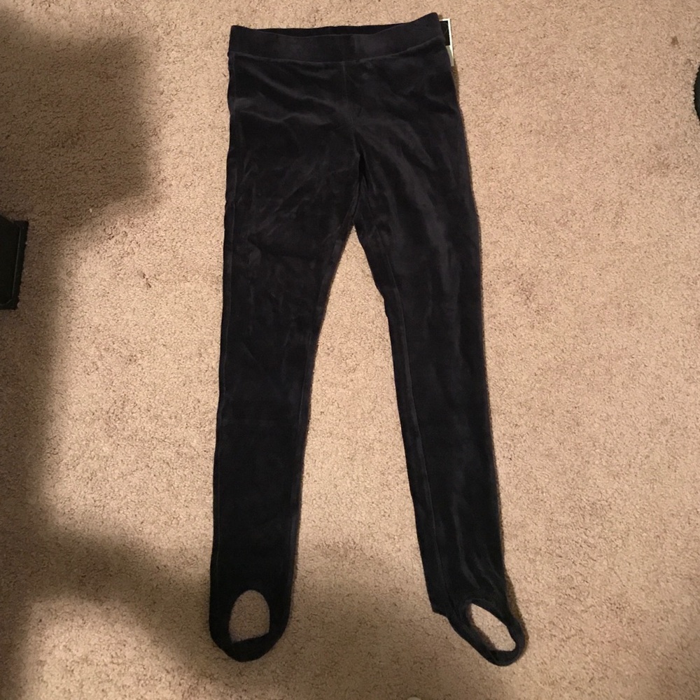 Juicy Couture stirrup legging velour sweat pants